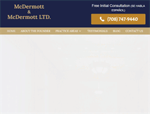 Tablet Screenshot of mcdermottandmcdermott.com